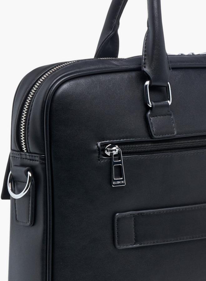 DUCHINI Solid Laptop Bag with Double Handle - Image 5
