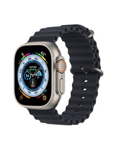 Generic Ocean Silicon Rubber Strap For Apple Watch Ultra 49mm 45mm 44mm And 42mm  - Image 1