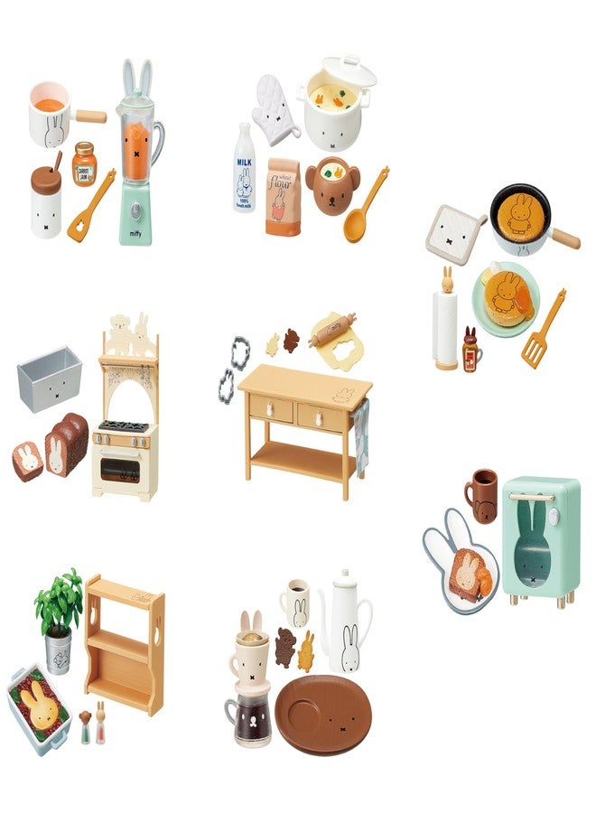 Re-Ment Mifffy Natural Kitchen Blind Box - Collectible Furniture Set - 1 of 8 Variations - Highly Detailed 1.97-Inch Miniature for Display & Collectors - Mystery Surprise Box - Image 1
