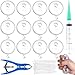 Simgoing 12 Pcs DIY Stress Ball Making Kit Blank Stress Pressure Ball Skin Kit with Vacuum Evacuating Device Expander Tool Make Your Own Fidget Pressure Balls for AdultsClear - Image 2