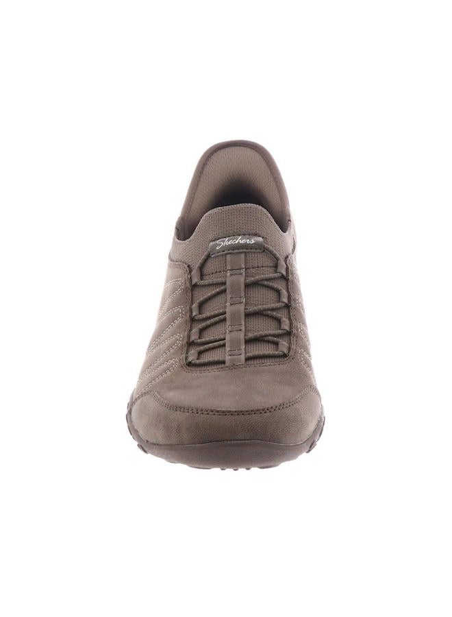 SKECHERS حذاء رياضي مريح للنساء - سهل الارتداء بدون استخدام اليدين، لون بني داكن، مقاس 8 - Image 5