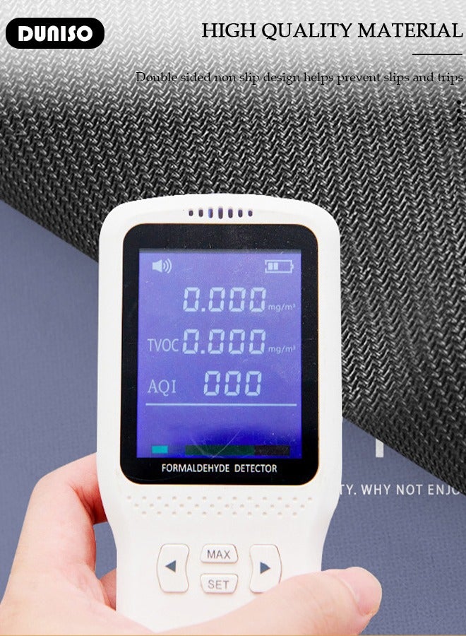 DUNISO مجموعة حصائر حمام من طين الدياتوم، سجادة مطبخ، حصائر استحمام فائقة النعومة والامتصاص، حصائر حمام غير قابلة للانزلاق، تجف بسرعة، حصائر أرضية لحمام الاستحمام والدش 50*80 سم + 50*160 سم - Image 5