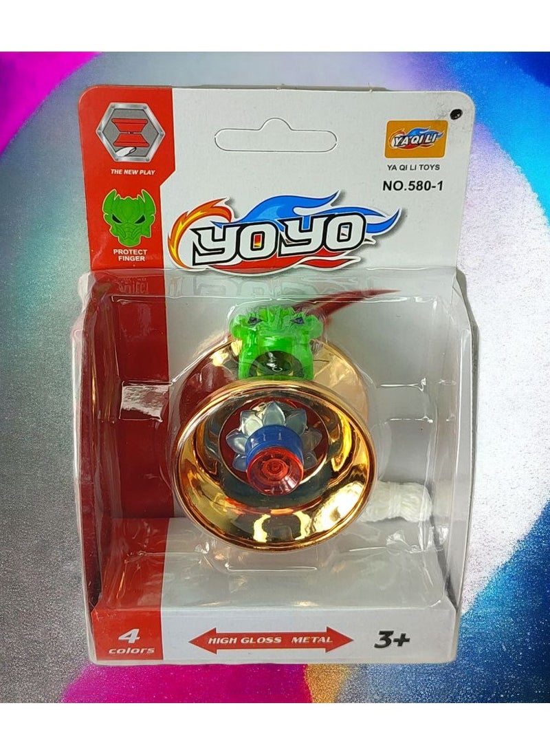 Yoyo - High quality metal yo-yo with design, high speed, full of fun, multi-colour widescreen children's play - Image 1