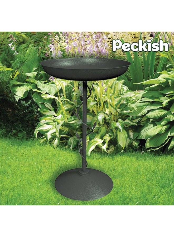 GARDMAN Peckish Secret Garden Bird Bath, Green - Image 3