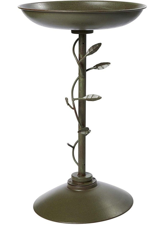 GARDMAN Peckish Secret Garden Bird Bath, Green - Image 2