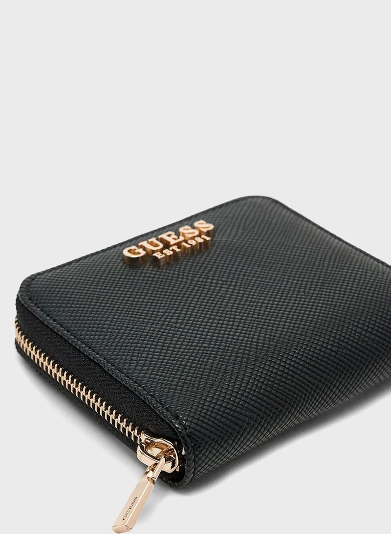 GUESS Laurel Small Zip Around Wallet