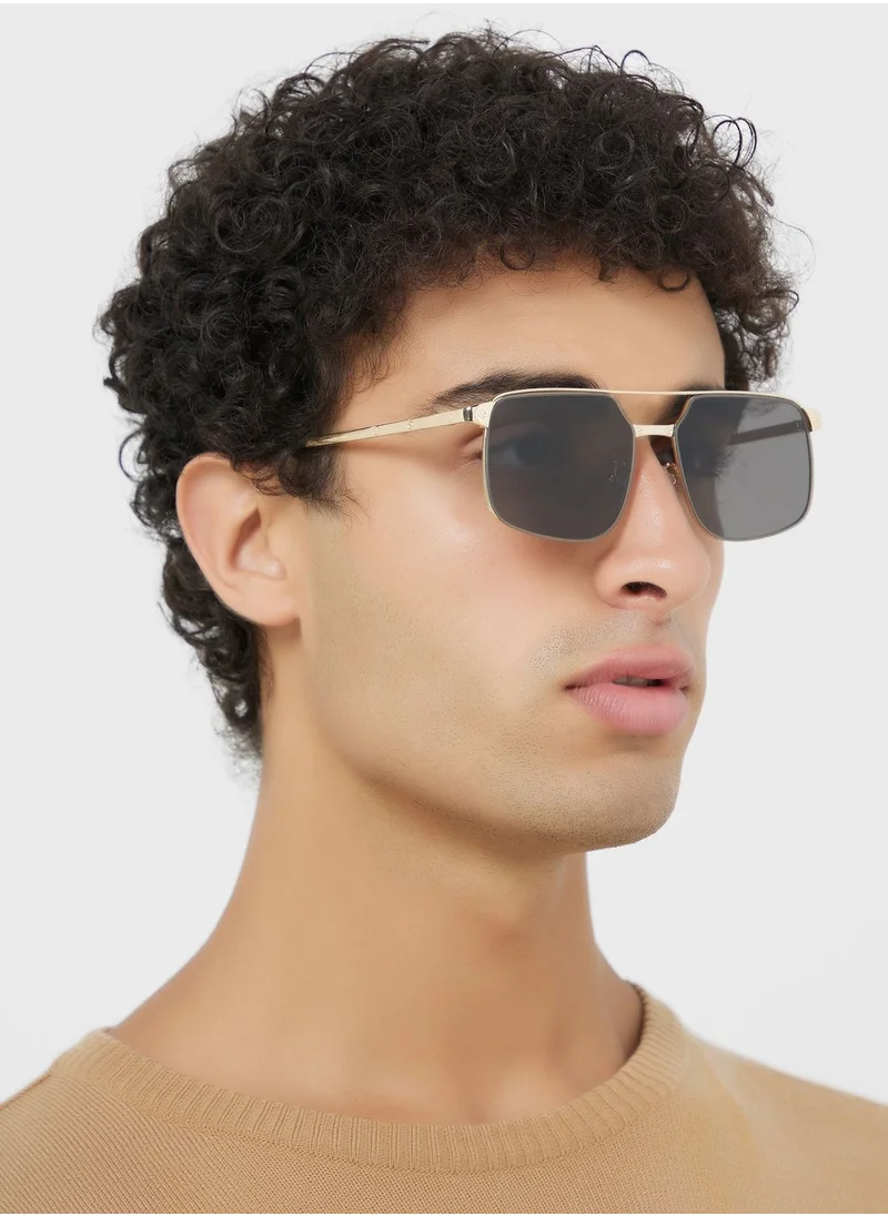 سفنتي فايف Oversize Aviator Sunglases
