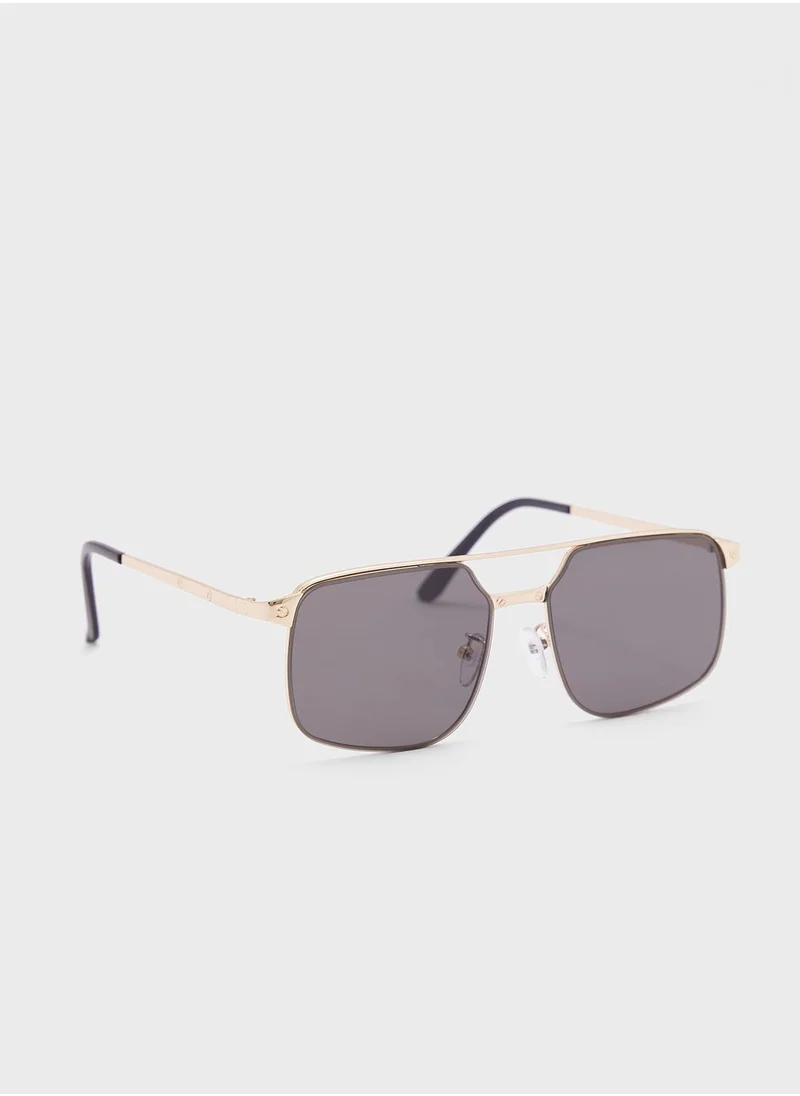 Seventy Five Oversize Aviator Sunglases