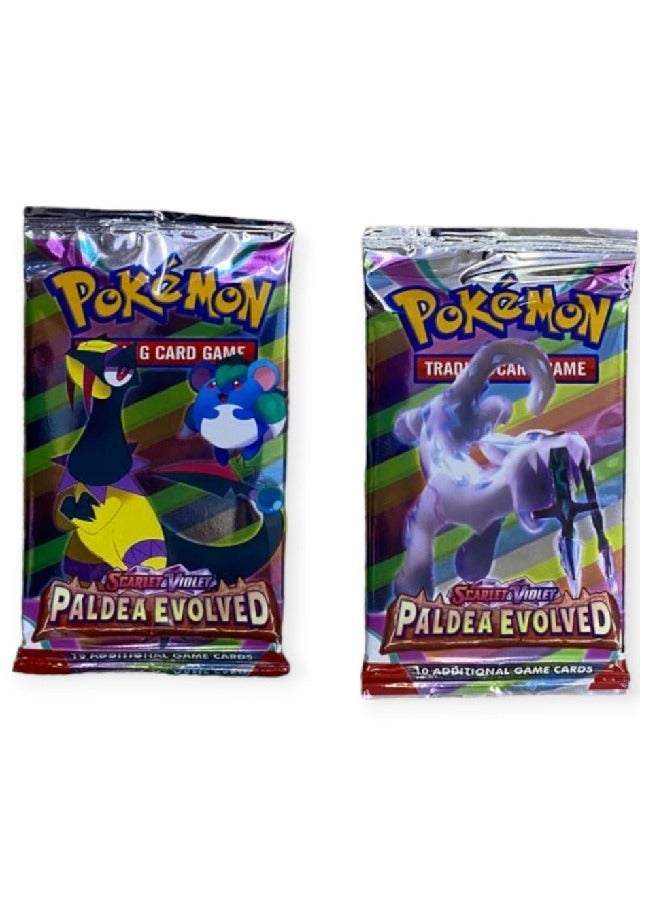 Pokemon مجموعة بطاقات البوكيمون التجارية مكونة من قطعتين مكونة من 16 بطاقة