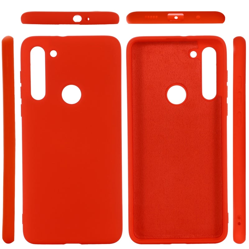 1pc Ultra-thin Phone Shell Liquid Silicone Phone Cover Smooth Scratch-resistant Cover Fashion Protective Case Compatible for Motorola - Image 5