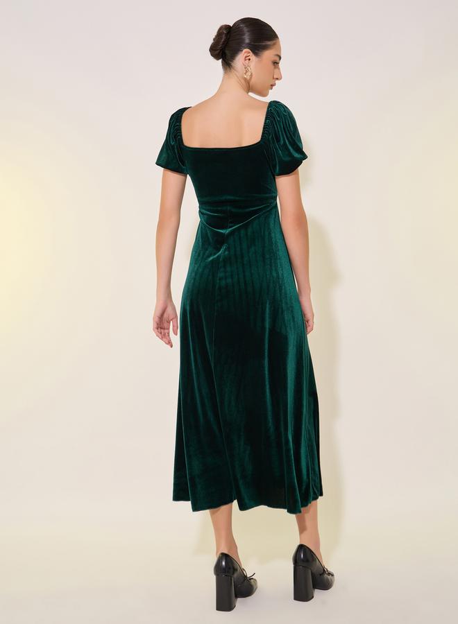 Take Two Velvet Empire Dress  - Image 5