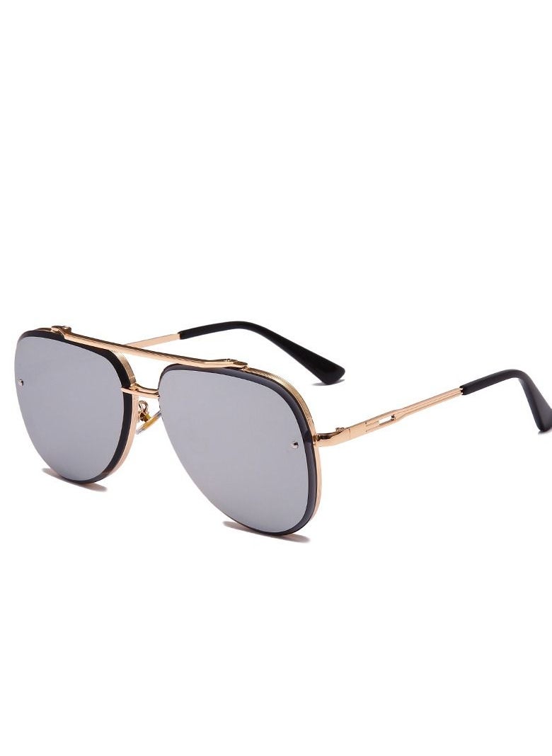 HDCRAFTER - New Gradient Lens Metal Frame Sunglasses - Image 1