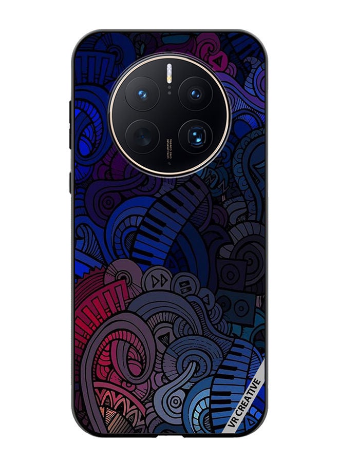 VR CREATIVE Protective Case Cover For Huawei Mate 50 Pro Music Design Multicolour - Image 1