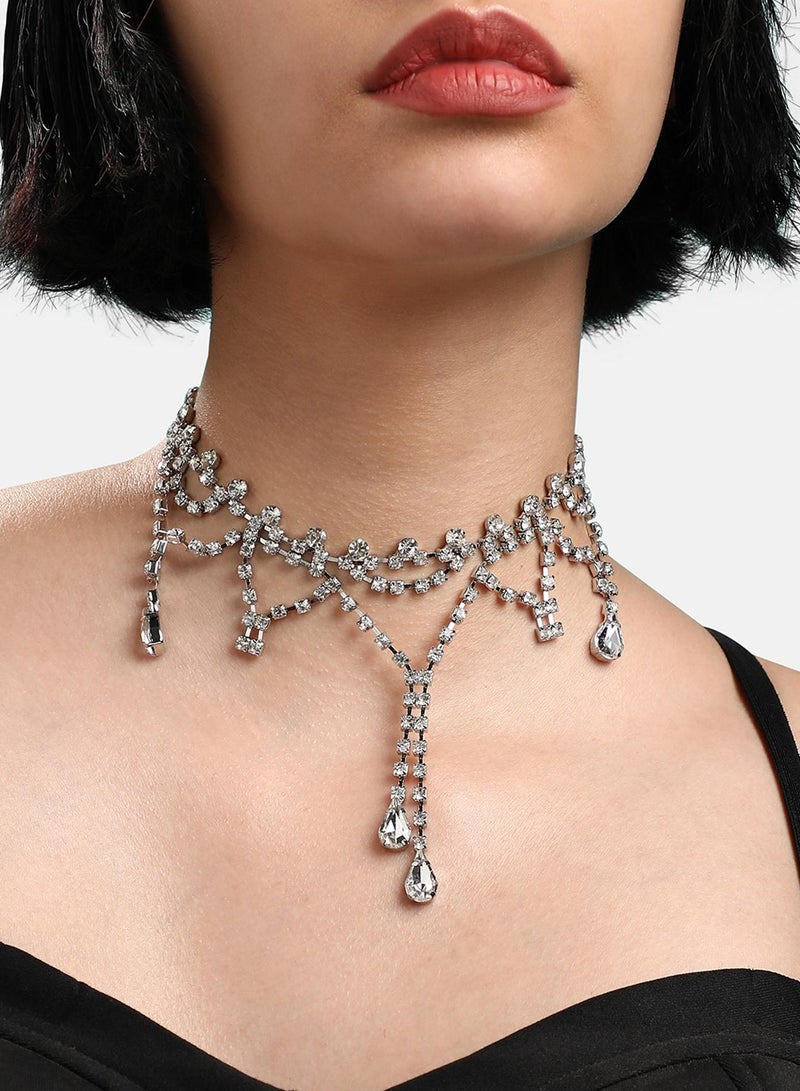 SOHI Glamour In Motion Dazzling Artificial Necklace Jewellery  - Image 1