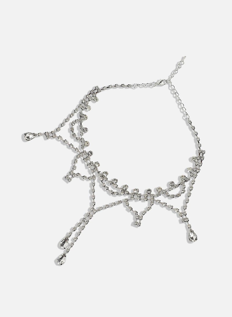 SOHI Glamour In Motion Dazzling Artificial Necklace Jewellery  - Image 2
