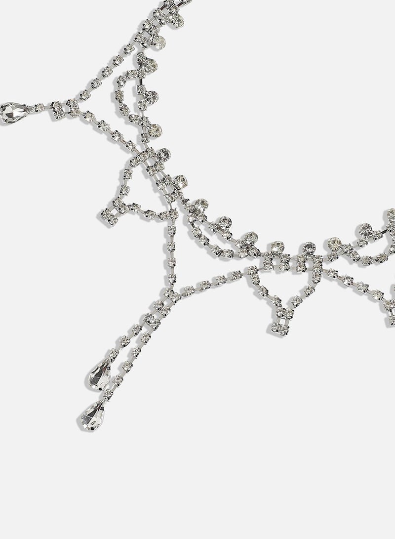 SOHI Glamour In Motion Dazzling Artificial Necklace Jewellery  - Image 3