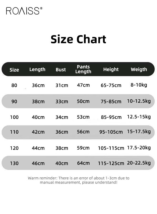 roaiss 2PCS Boys Fall Spring Outfits, Stylish Polo Shirt and Pants Set for Toddlers, Long Sleeve Striped Top and Elastic Waist Cuffed Pants Set, Suitable for Daily Wear or Any Occasion - Image 5