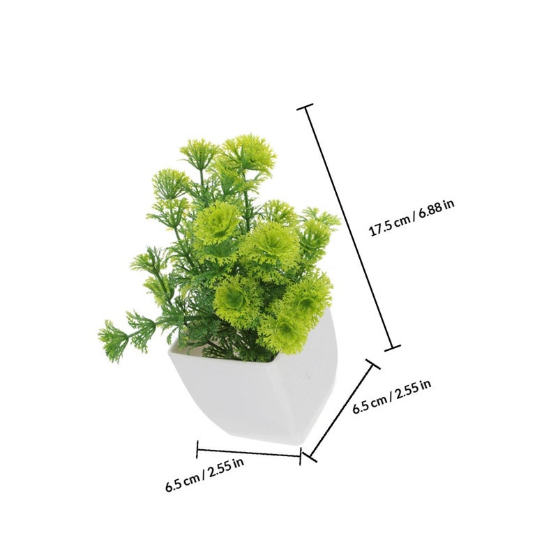 4pcs Realistic Artificial Plants Fake Bonsai and Faux Greenery for Kitchen Bathroom and Bookshelf Decorations - Image 2