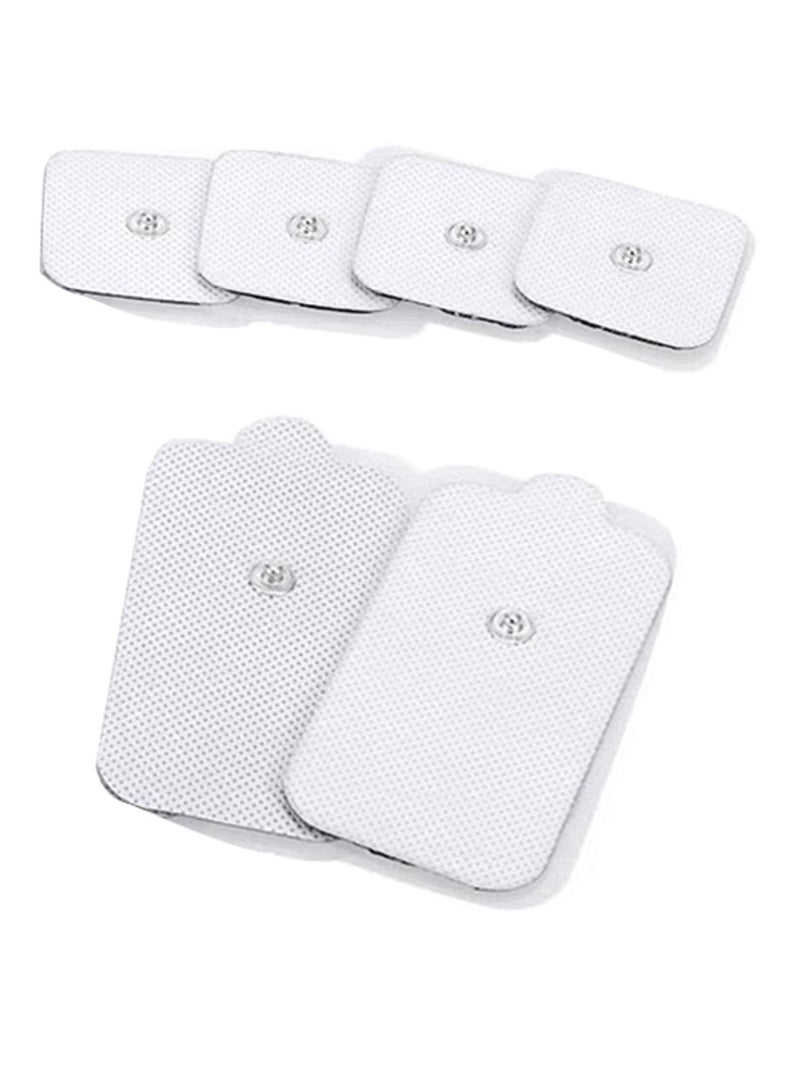 Generic Physiotherapy Massage Patch Button Button Rectangular Electrode Massage Patch Self-adhesive Non-Woven Fabric Patch Two Piece Set of Physical Therapy Massage Patch  - Image 1