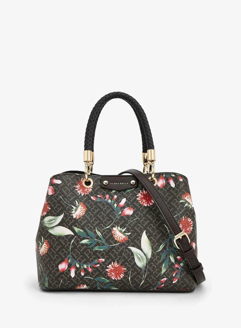 Flora Bella Floral Print Tote Bag With Double Handles