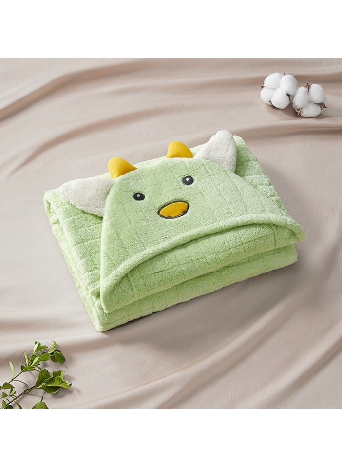 TEN-M JOURNEY Baby Hooded Bath Towel, Natural Cotton Bamboo Baby Towel, Ultra Absorbent Baby Towel with Ears, Soft Baby Stuff Shower Gifts for Babies, Infant, Toddler and Kids Calf Style - Image 2