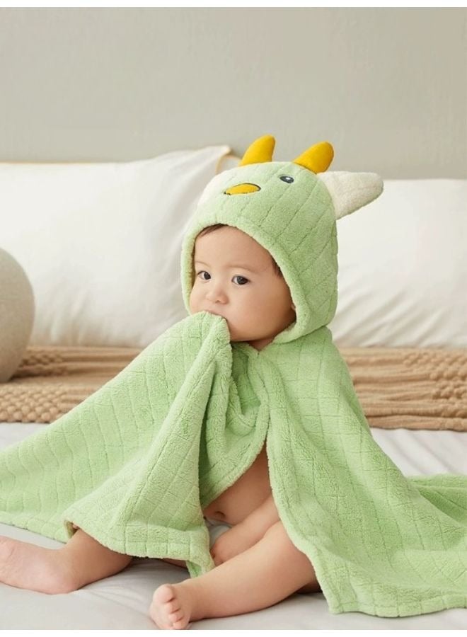 TEN-M JOURNEY Baby Hooded Bath Towel, Natural Cotton Bamboo Baby Towel, Ultra Absorbent Baby Towel with Ears, Soft Baby Stuff Shower Gifts for Babies, Infant, Toddler and Kids Calf Style - Image 3