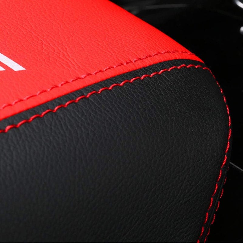 XITER Car Armrest Cover Saver - Center Console Leather Pad for Ford Edge 2015-2024 (Carbon Fiber) - Image 5