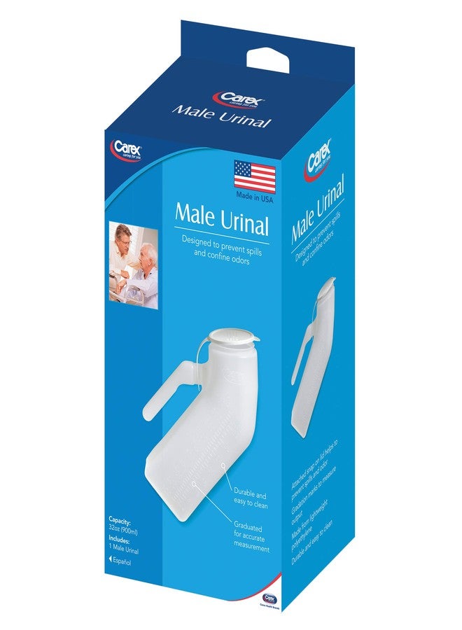 Carex Portable Urinal For Men - Male Urinal and Travel John - Plastic Urinal - Image 3