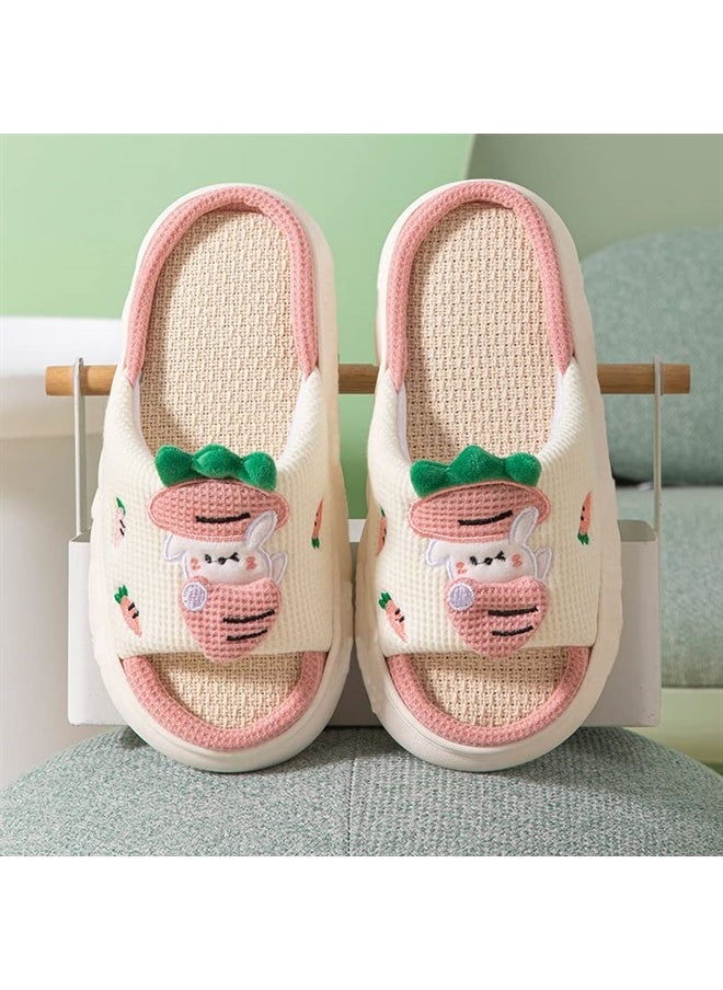 Yoroka Women's Cartoon Sandals Cute Animal Shape Slippers,Thick Sole Soft Home Outdoor Slippers  - Image 5