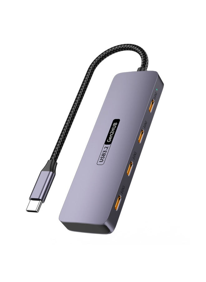 Typec10g Expansion 4c Laptop Tablet Mobile Phone Branch Converter Usb3.2hub Docking Station - Image 5