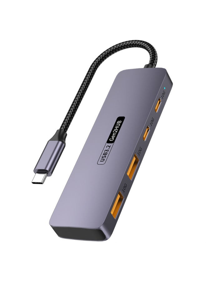 Typec10g Expansion 4c Laptop Tablet Mobile Phone Branch Converter Usb3.2hub Docking Station - Image 1