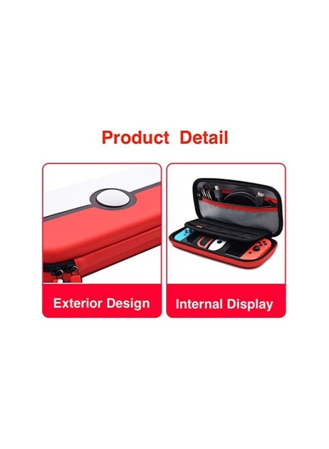 Carrying Case for Nintendo Switch, Pokémon Travel Case Protective Hard Case for Nintendo Switch Console and Accessories - Image 3