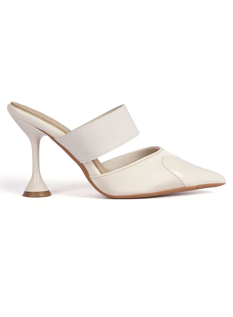 Cuple Ladies Heeled Festive Mules