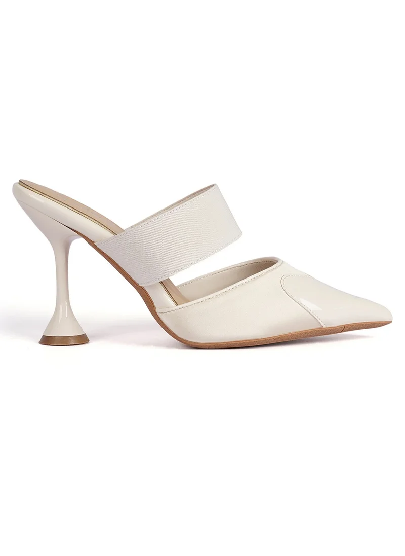 كيوبل Ladies Heeled Festive Mules