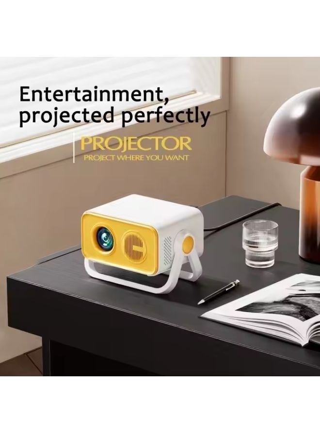 Smartbarry HT23 HD Projector with Electric Focusing, 5G Dual-Band WiFi & Bluetooth, Android 11.0 Smart Home Theater Projector for Movies, Gaming, Office Meetings – HDMI/USB/Audio Connectivity - Image 4