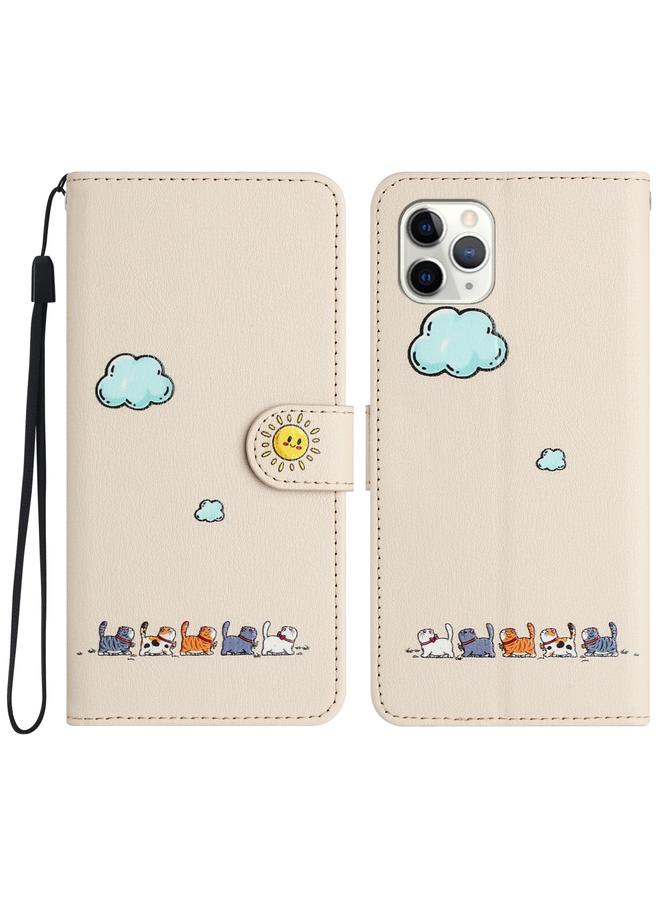 S-TOP Case For iPhone 11 Pro Cartoon Cats Leather Phone Case - Image 1