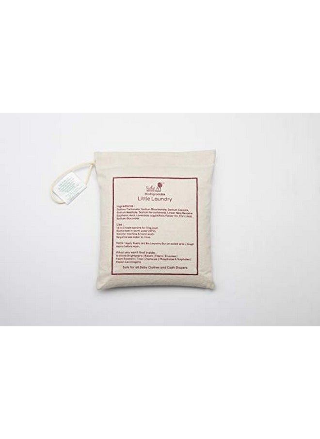 Rustic Art - Natural Little Laundry Powder With Neem | Baby & Kids Clothes Laundry Powder | Front & Top Load Machine And Hand Wash | (1 Kg) - Image 1