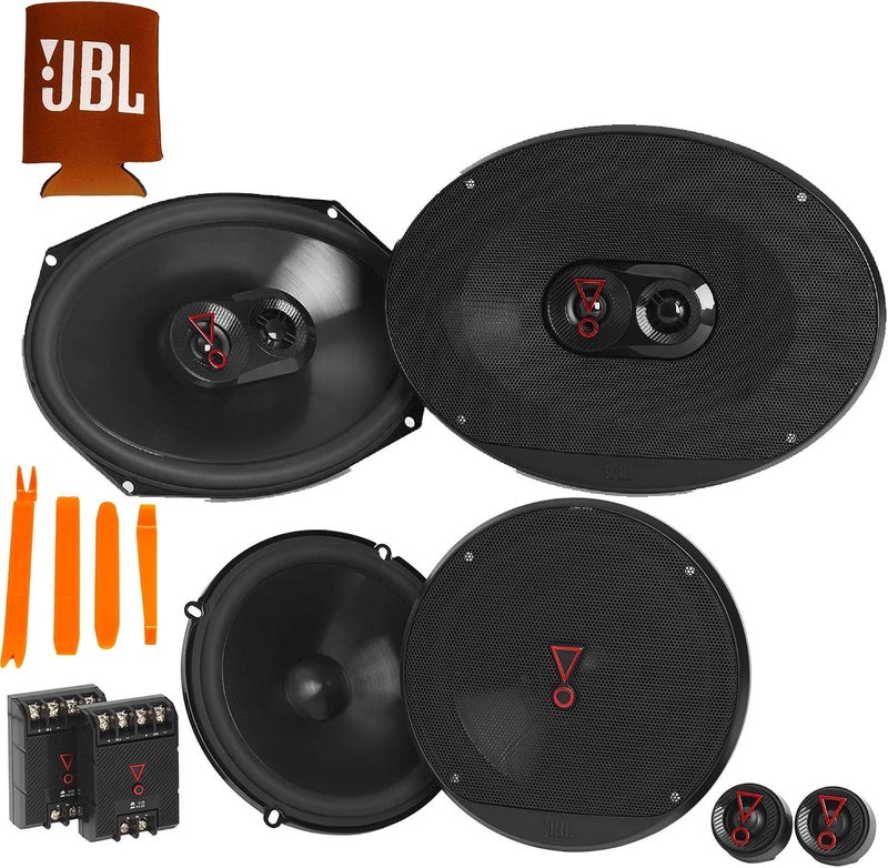 JBL STAGE3 Bundle: 1 Pair Stage3 9637AM 6x9 3-Way Speakers + 1 Pair Stage3 607CAM 6.5" 2-Way Component Speakers - Image 2