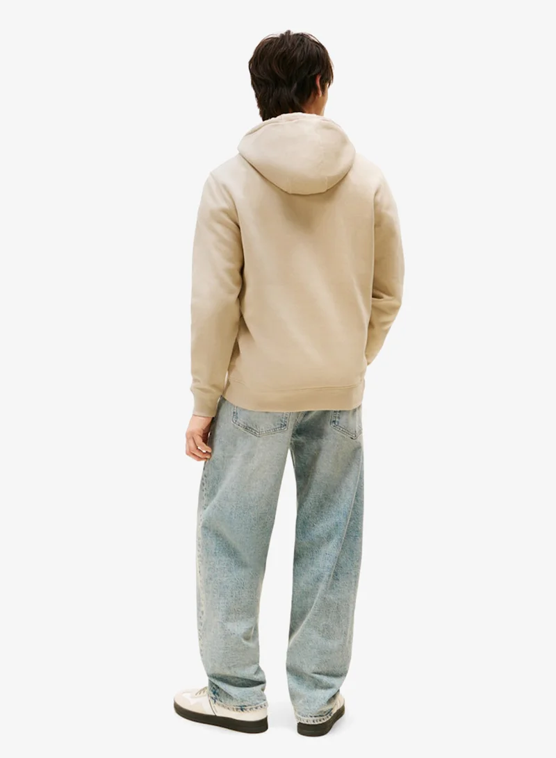 تومي جينز هودي كلاسيكي مزين بالشعار