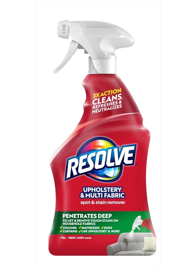Resolve منظف سائل متعدد الأقمشة ومزيل بقع المفروشات سعة 22 أونصة سائلة - Image 1