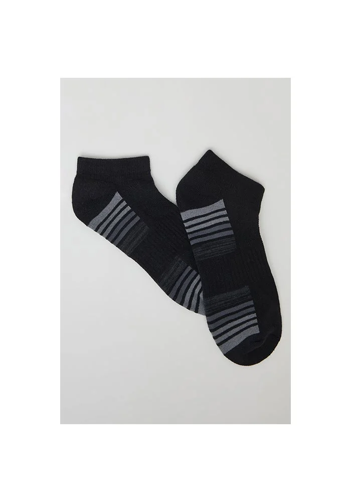 أر أند بي 3 Pack Striped Ankle Socks