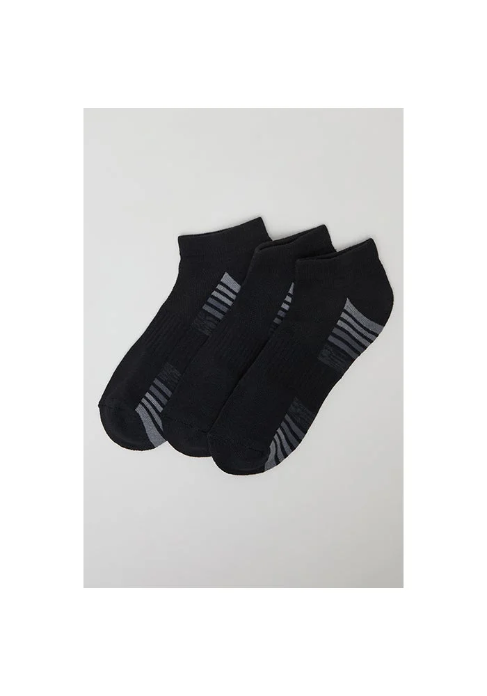 أر أند بي 3 Pack Striped Ankle Socks