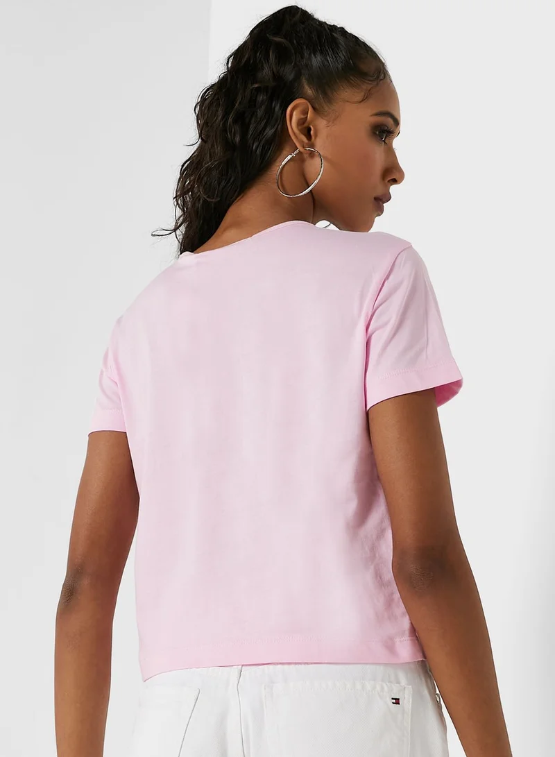 Calvin Klein Jeans Round Neck Logo Detail T-Shirt