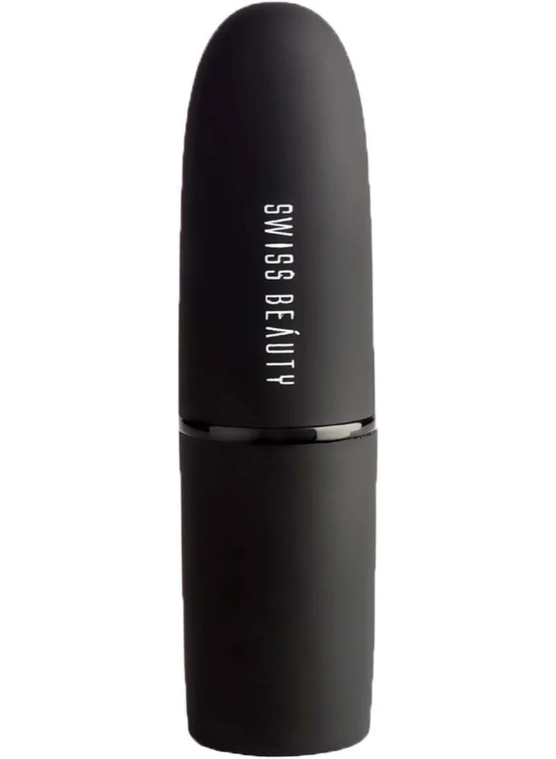 سويس بيوتي أحمر شفاه "سويس بيوتي" (Swiss Beauty) الكريمي بلمسة مطفية (Pure Matte) | أحمر شفاه غني بالألوان ولا يسبب جفاف الشفاه | الدرجة: أحمر صارخ (Hot Red)، 3.8 جم |