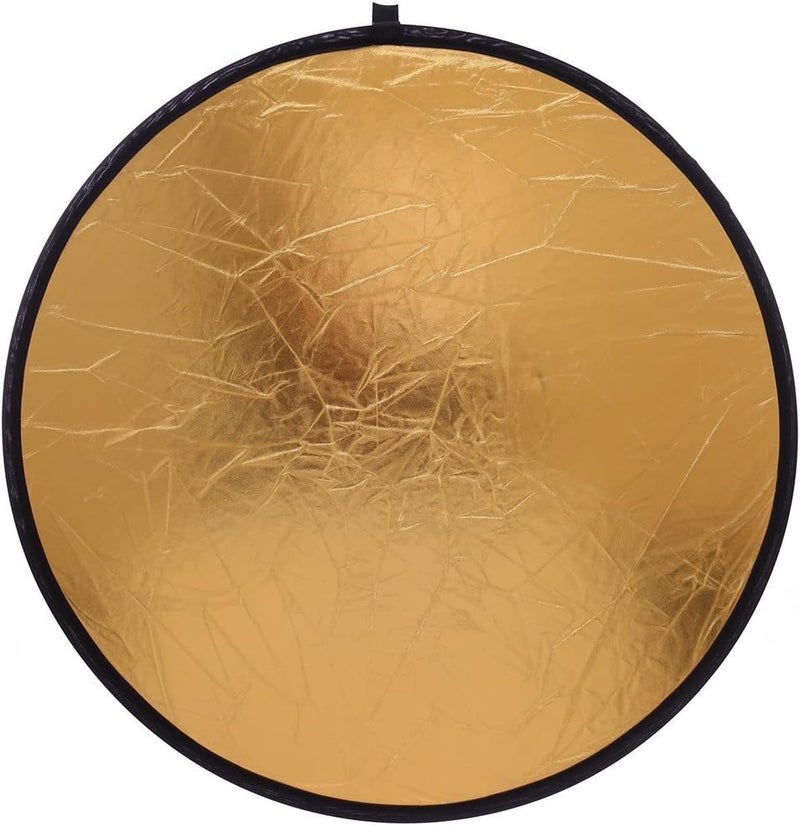 TRUMAGINE 24" (60cm) 5-in-1 Portable Collapsible Multi-Disc Photography Light Photo Reflector for Studio/Outdoor Lighting with Bag - Translucent, Silver, Gold, White and Black - Image 4