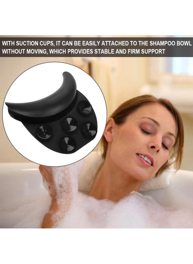 Semme Silicone Shampoo Neck Head Rest Cushion, Durable Soft Hairdressing Backwash Bowl Gripper Hair Washing Sink - Image 3