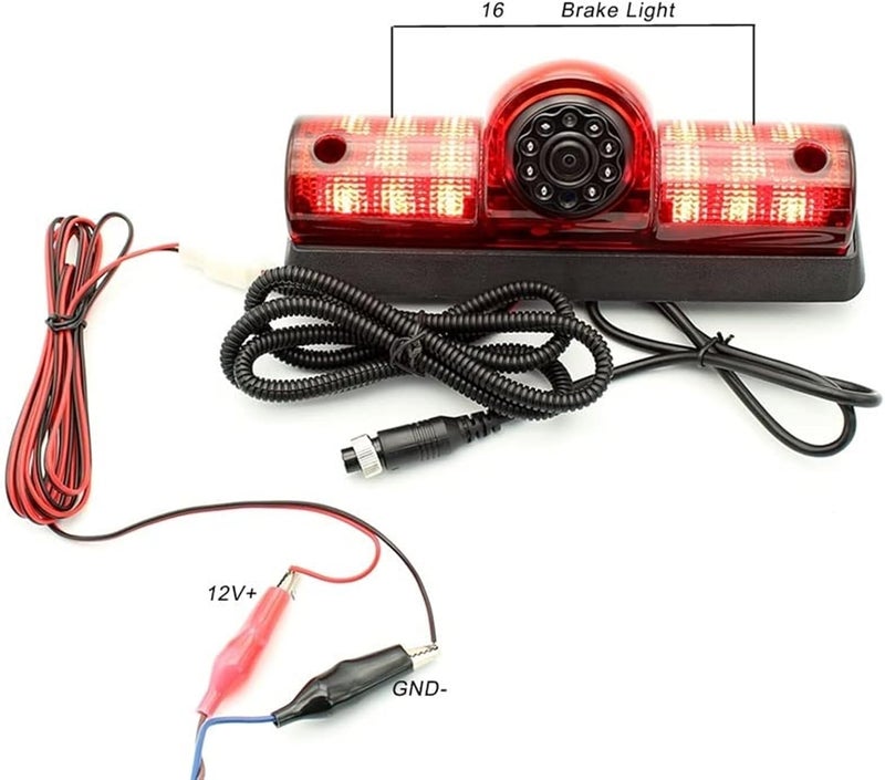 Yurefax HD 720P Brake Light Camera with Monitor for Nissan NV - Image 5