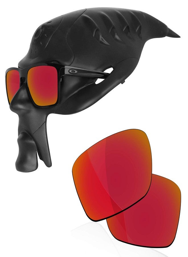 RockShell Polarized Lenses Replacement for Oakley Sliver XL OO9341 Sungl - Lava Red - Image 1