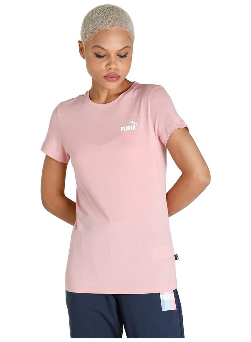 PUMA Ess Small Logo Tee Bridal Rose  - Image 1