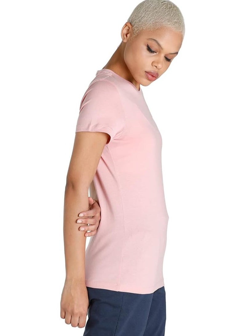 PUMA Ess Small Logo Tee Bridal Rose  - Image 4